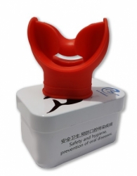 large AIRBUBLE MOUTHPIECE RED BALIDIVESHOP1